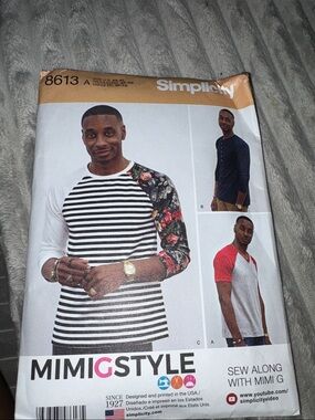 Simplicity  8615 men tank top